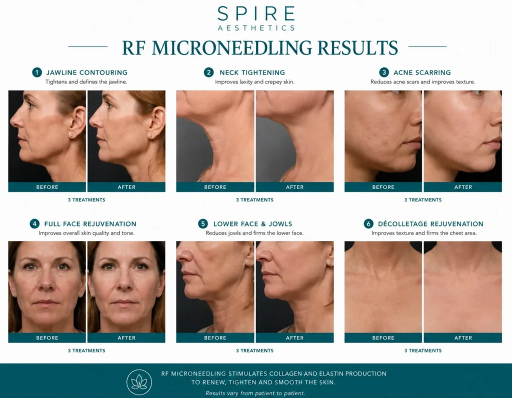 RF Microneedling Skin tightening Central Milton Keynes results